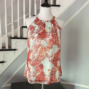 Daniel Rainn Sleeveless Top | Halter Neckline | Medium | EUC